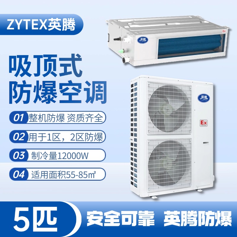 BKF-120-Ex(F) 5p風(fēng)管式防爆空調(diào) 易燃易爆場(chǎng)所使用
