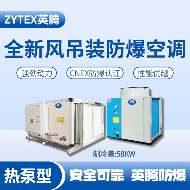 熱泵型58kW 全新風(fēng)吊裝式空調(diào)機(jī)組 機(jī)場(chǎng)維修站使用
